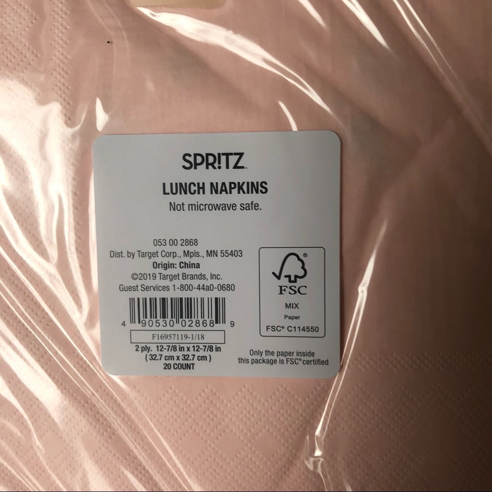 6 packs Spritz Paper Napkins (20 ct) - Picture 6 of 8
